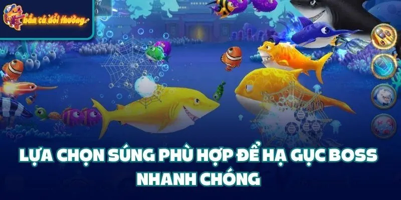 Bắn Cá Thần Tài - Huyền Thoại Trở Lại Đường Đua Năm 2025 3 Lựa chọn súng phù hợp để hạ gục boss nhanh chóng